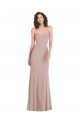 Strapless Princess Line Formal Crepe Mermaid Bridesmaid Dress / Prom Dress Bristol