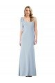 V-Back Bow Shoulder Trumpet Bridesmaid Dress / Prom Dress Bristol