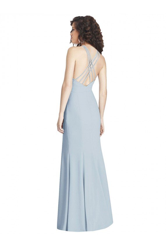 Criss Cross Open Back Trumpet Bridesmaid Dress / Prom Dress Bristol