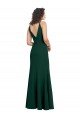 Form Fitting Stretch Formal Crepe A-Line Bridesmaid Dress / Prom Dress Bristol