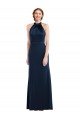 High Neck Open Back Long Maxi Bridesmaid Dress / Prom Dress Bristol