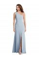 Bold One Shoulder Trumpet Maxi Formal Crepe Bridesmaid Dress / Prom Dress Bristol