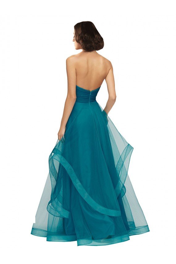 Sweetheart Tulle Bridesmaid Dress with Wide Waistband Bristol