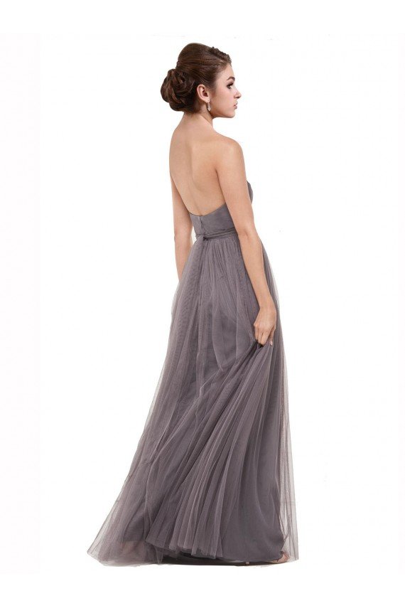 Strapless Tulle Bridesmaid Dress with Waistband Bristol