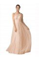 Illusion One Shoulder Tulle Bridesmaid Dress with Shirred Bodice Bristol