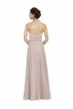 Long Strapless Tulle Bridesmaid Dress with Pleated Bodice Bristol