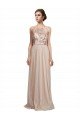Sweetheart Tulle Bridesmaid Dress with High Neck Illusion Bodice Bristol