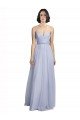 Spaghetti Strap Tulle Bridesmaids Dress with Ruched Bodice Bristol
