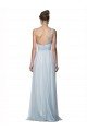 One Shoulder Illusion Tulle Bridesmaid Dress with Knot Detail Bristol