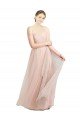 Long Floor Length Sweetheart Pleated Tulle Bridesmaid Dress Bristol