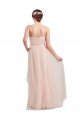 Long Floor Length Sweetheart Pleated Tulle Bridesmaid Dress Bristol