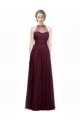 Full Length Soft Tulle Spaghetti Strap Bridesmaid Dress Bristol