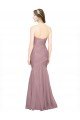 Mermaid Strapless Tulle Bridesmaid Dress with All Over Pleats Bristol