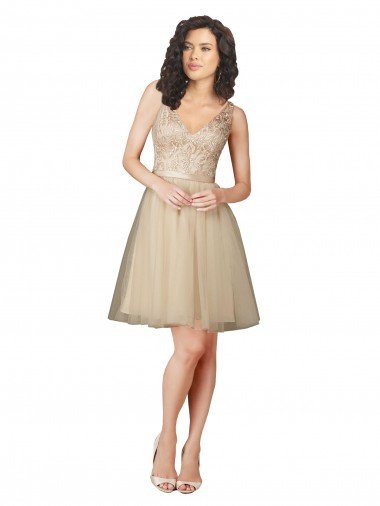 Tulle Bridesmaid Dress with Embroidery and Beading Bristol