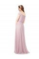 Off the Shoulder Long A-Line Tulle Bridesmaid Dress Bristol