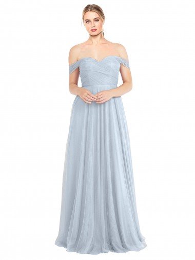 Sweetheart Neckline Off the Shoulder Tulle Bridesmaid Dress Bristol