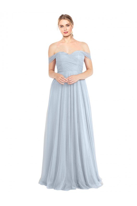 Sweetheart Neckline Off the Shoulder Tulle Bridesmaid Dress Bristol
