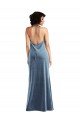 Cowl Neck Velvet Maxi Slip Prom Dress Bristol