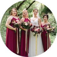 Shop Red Bridesmaid Dresses Bristol
