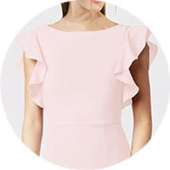 Shop Ruffle Sleeves Bridesmaid Dresses Bristol